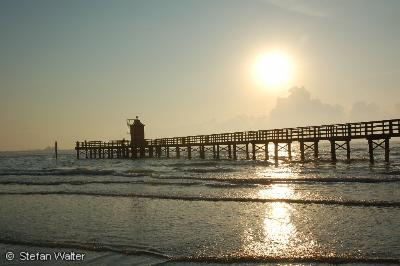 Seebr�cke im Morgenlicht