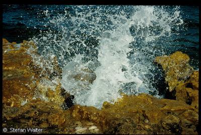 Brandung am Strand von Javea