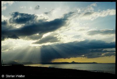 Wolkenstimung am Strand