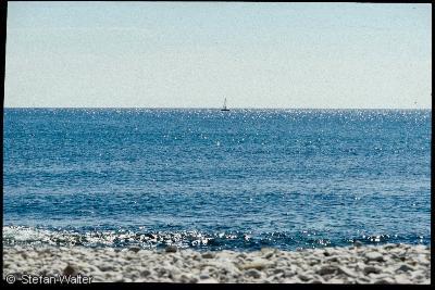 Segelboot auf dem Meer