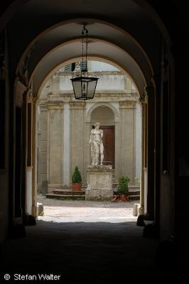 Romantischer Innenhof