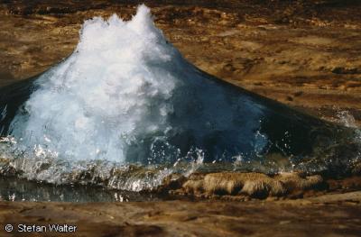 Titel - Geisyr Stokkur beim Ausbruch