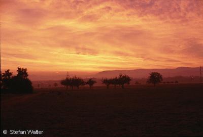 Oktober - Sonnenaufgang